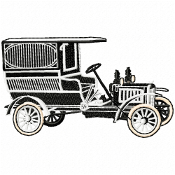 Antique Cars Embroidery Design 1 Antique Cars Embroidery Design 1